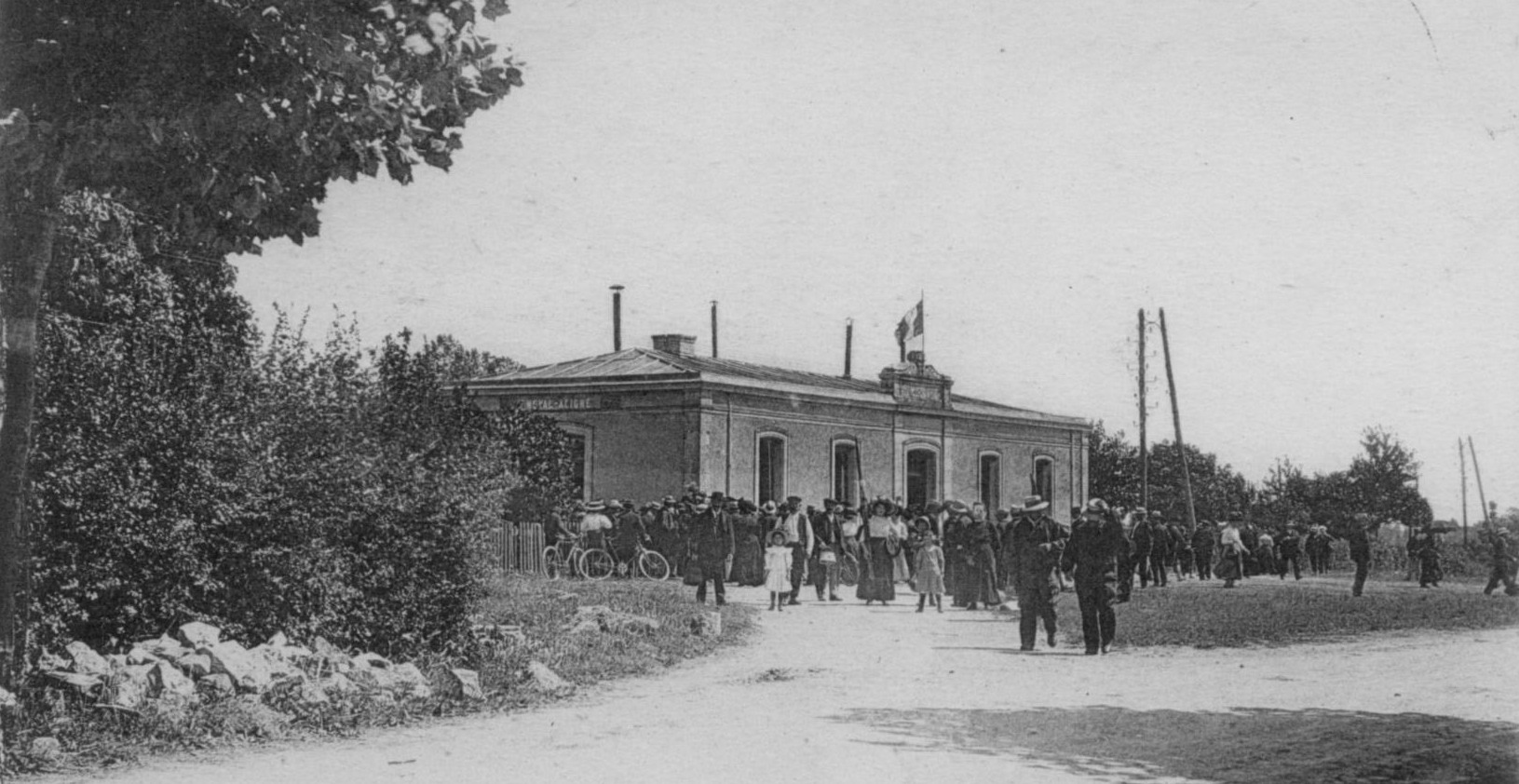 La gare de Noyal-Acigné - 1858