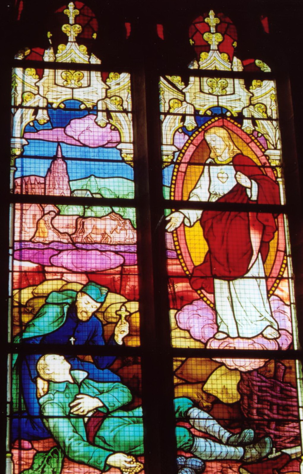 14-18 Vitrail original de l'église de Noyal-sur-Vilaine