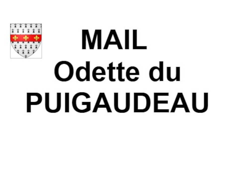 Puigaudeau / mail Odette du Puigaudeau