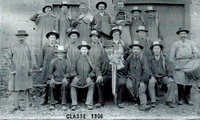 Une image inédite: La photo des conscrits de 1906