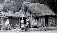 Le sabotier en sa hutte