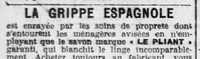 La grippe espagnole dans les journaux départementaux