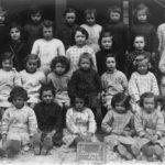 Filles de l'école privée en 1935