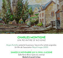 Charles Montigné, un peintre d'Acigné - Acigné Autrefois présente le parcours, l’oeuvre d'un artiste acignolais.