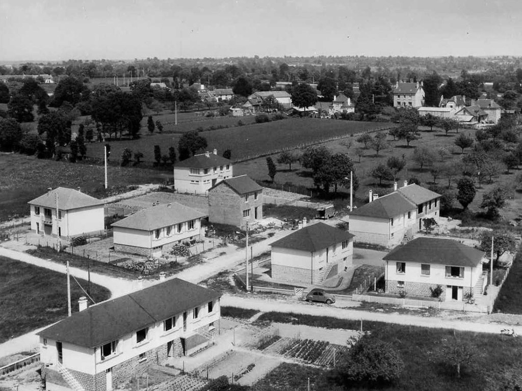 Le premier lotissement à Acigné en 1960